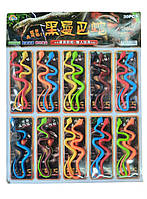 Кобра силіконова 2 в 1 кольорова 27 см.