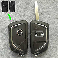 Корпус ключа Opel выкидной улучшенный 2 кнопки HU100