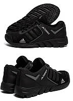 Чоловічі літні кросівки сітка Adidas (Адідас) Climacool, текстильні кеди чорні, Чоловіче взуття