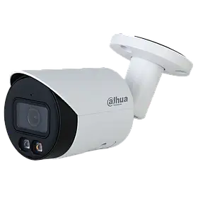 Вулична кольорова цифрова камера 4Мп Dahua  DH-IPC-HFW2449S-S-IL 3.6mm 4МП микрофоном