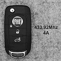 Ключ Fiat Tipo Egea 500X , 4A 433Mhz , SIP22, 4 кнопки