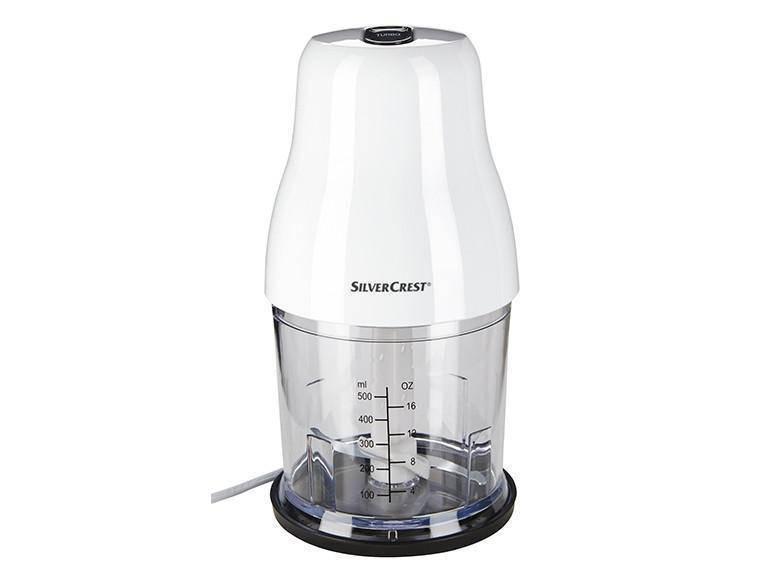Чоппер, подрібнювач продуктів з прозорою чашою Silver Crest SMZ 260 F1 (260 Вт, 2 леза, 0.5 л чаша), фото 1