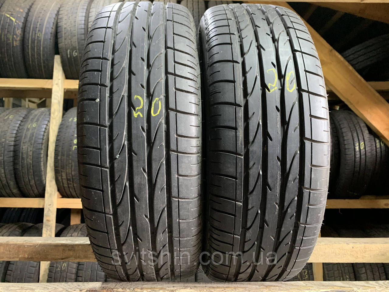 Шини літо 215/60R17 Bridgestone Dueler H/P 7+мм 20рік, фото 1