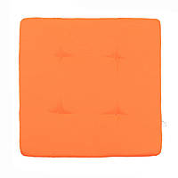 Подушка для стула, кресла, табуретки 30х30х2 оранжевая