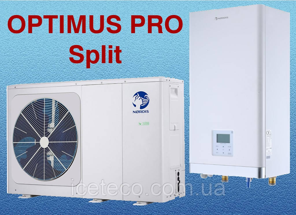 Теплові насоси повітря-вода (16kw) HOP16WODU-HOP160WIDU NØRDIS Optimus Pro Split