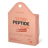 Омолоджуючі гідрогелеві патчі з пептидами PETITFEE 10 Day Peptide Eye Mask 20шт (до 21.08.2024)