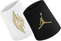 Напульсники Nike JORDAN JUMPMAN X WINGS WRISTBANDS 2 PK Бело-черные (J.000.3598.092.OS)