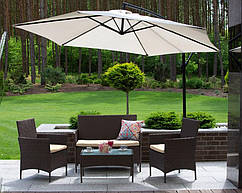 Набір садових меблів модульний із ротанга JUMIgarden Мока на 4 особи