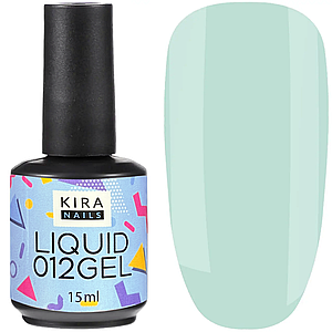 Рідкий гель Kira Nails Liquid Gel No012, 15 мл м'ятний