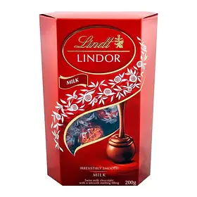 Шоколадні цукерки Lindt Lindor Milk 200g