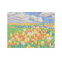 Картина алмазний живопис Тюльпани 25х30