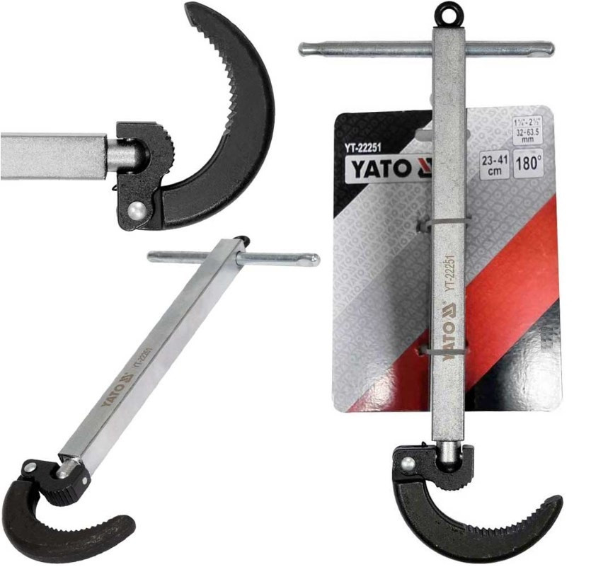 Ключ Трубний Для Сантехнічних Труб (Ø 32-63,5 мм) YATO (YT-22251)