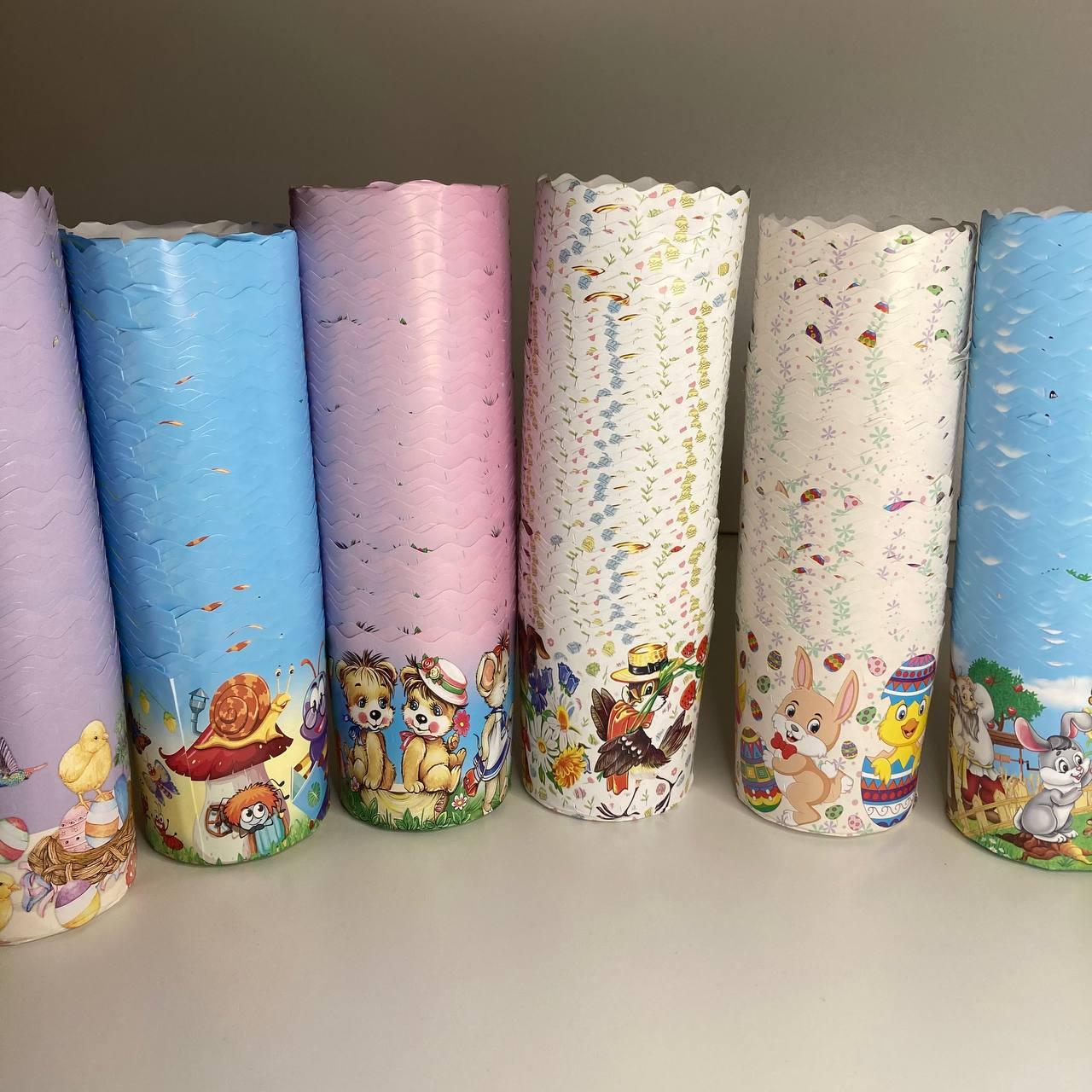 Форма для випічки кулечей і пасок 10шт " казкові" (70х85)