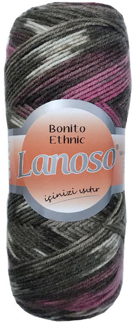 Lanoso BONITO ETHNIC (Боніто Етнік) № 1206 (Пряжа вовняна з акрилом, нитки для в'язання), фото 1