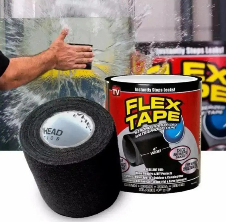 Надміцна скотч-стрічка FLEX TAPE, ширина 10CM, водонепроникна ізоляційна стрічка