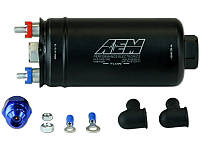 Топливный насос выносной AEM 400LPH Inline High Flow Fuel Pump