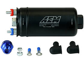 Паливний насос виносний AEM 400LPH Inline High Flow Fuel Pump