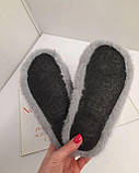 Жіночі домашні м'які капці з мехом відкритого типу переплетені розміри 36,37,38,39,40,41, фото 3