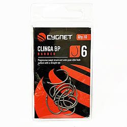 Гачки коропові Cygnet Clinga BP Hooks Size 6 Barbed