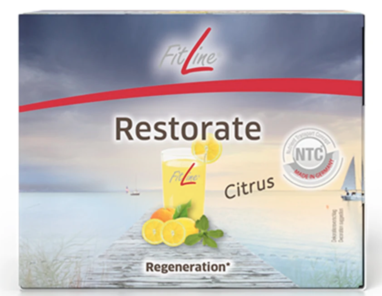 Комплекс натуральних вітамінів Ресторейт FitLine Restorate Citrus 30 саше по 6,7 грамм