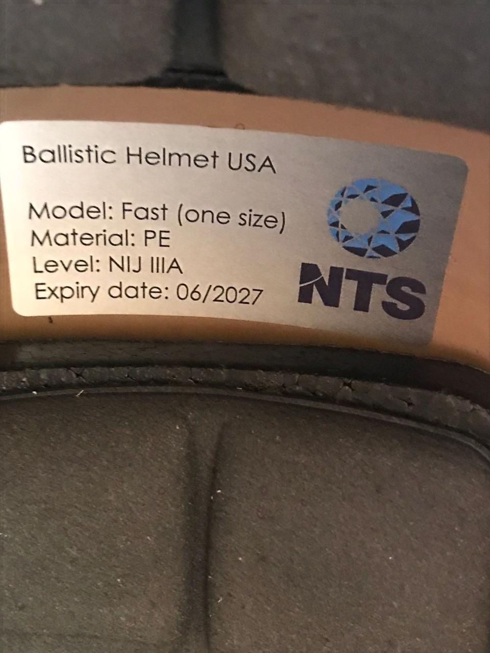 Шлем Баллистический с кавером TOR Fast USA PE каска NATO 3А M L XL койот - фото 8 - id-p1732086010