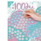 Скретч постер "#100 ДЕЛ настоящей девочки Oh my look edition" (рама) 100TGF  1 шт., фото 4