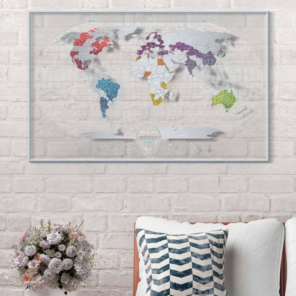 Скретч карта світу "Travel Map Air World" (тубус) AW 1 шт.