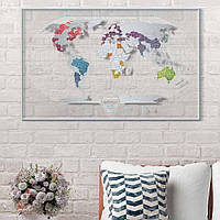 Скретч карта світу "Travel Map Air World" (тубус) AW  1 шт.