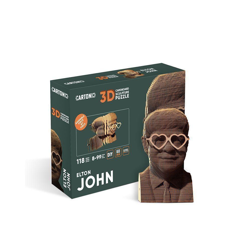 Картонний конструктор "Cartonic 3D Puzzle ELTON J" CARTMELJ 1 шт.