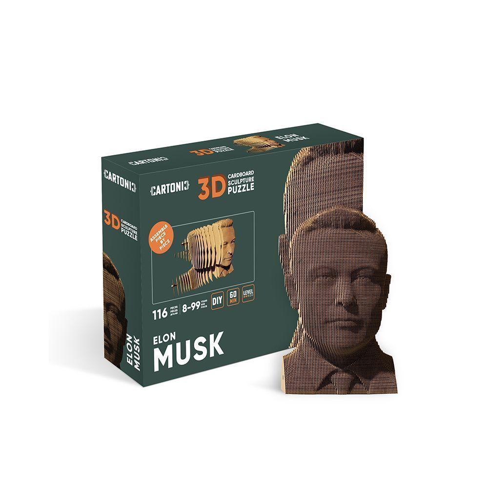 Картонний конструктор "Cartonic 3D Puzzle ELON" CARTMELN 1 шт.