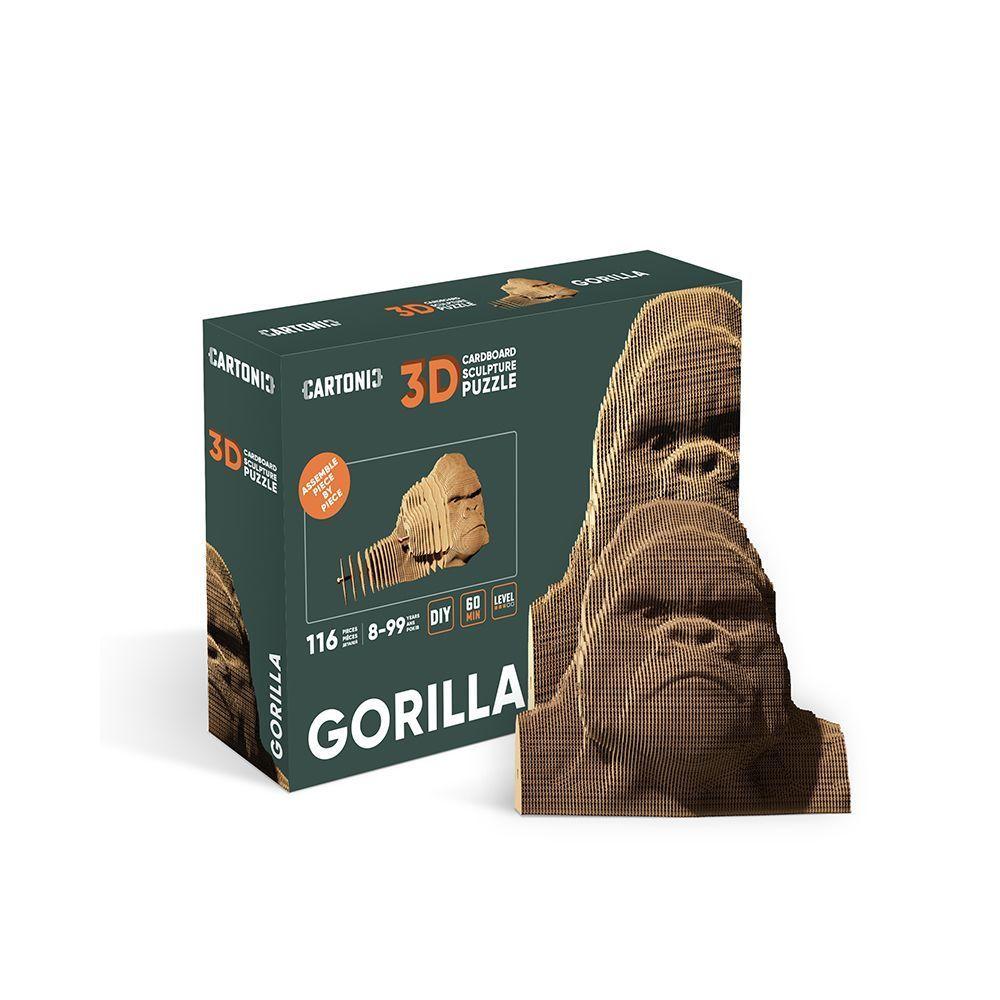 Картонний конструктор "Cartonic 3D Puzzle GORILLA" CARTMGRL 1 шт.