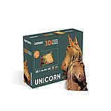 Картонний конструктор "Cartonic 3D Puzzle UNICORN" CARTUNI  1 шт., фото 4
