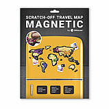 Магнітна скретч карта світу "Travel Map Magnetic World" MG  1 шт., фото 5