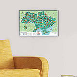 Скретч карта "Travel Map Моя Рідна Україна" (тубус) UAR  1 шт., фото 3