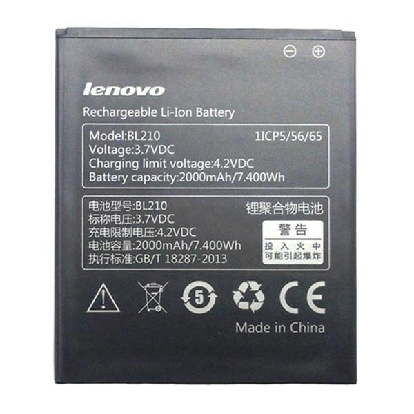 Акумулятор Lenovo A536 / A656 / A658T / A750E / A766 / A770 / S650 / S820, BL-210, Original