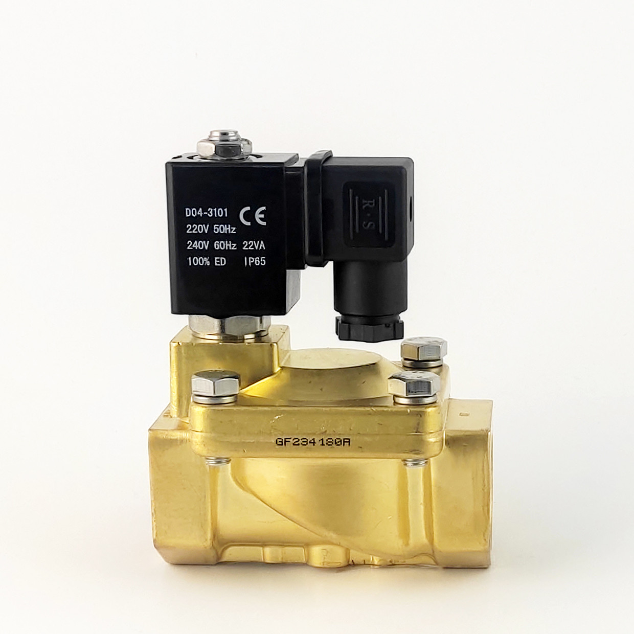 нормально закритий клапан непрямої дії RSP-25-E-AC220V 1" 0,3-16 bar