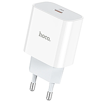 Швидка зарядка Hoco PD Type-C 20W CQ 3.0 | Зарядний пристрій 20 Вт | USB-C адаптер 20 Ватт Quick Charge 3.0