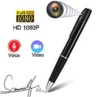 Ручка з вбудованою прихованою камерою аудіо відео фото DVR 1080P