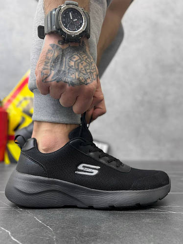 Купить Кроссовки sketch total black k6-0, цена 1070 грн — Prom.ua (ID ...
