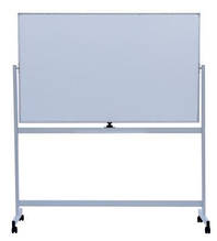 Фліпчарт магнітний сухостиральний, 90х150 см, мобільний, горизонтальний