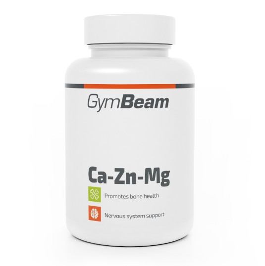 Вітаміни та мінерали GymBeam Ca-Zn-Mg - 120 табл