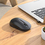 Бездротова комп'ютерна миша Hoco GM14 Platinum 2.4G business wireless mouse Black, фото 4