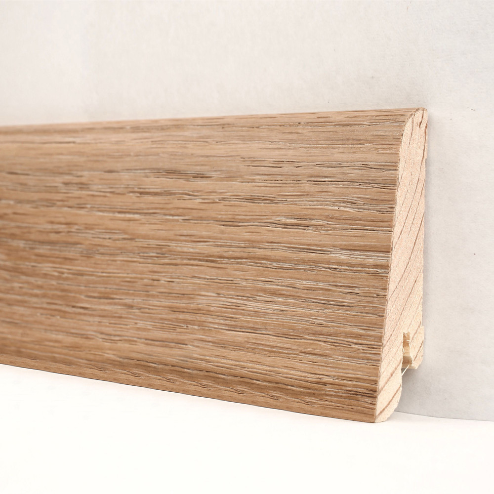 Плінтус KLUCHUK EURO Дуб Патина 60x18x2400 мм, фото 1