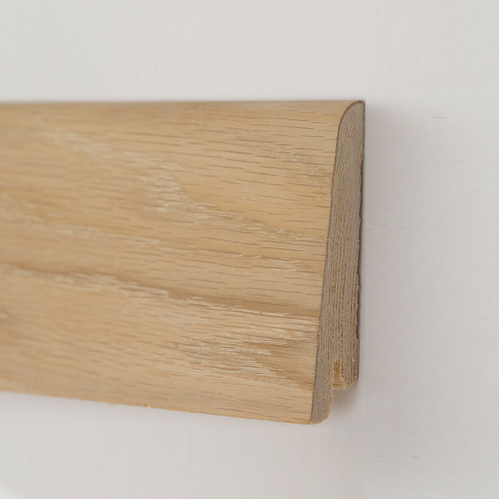 Плінтус KLUCHUK RUSTIQUE Дуб Шліфований 80x19x2200 мм, фото 1