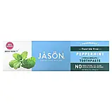 Jason Natural, Powersmile, зубна паста для свіжого дихання, без фториду, м’ята, 119 г, фото 3