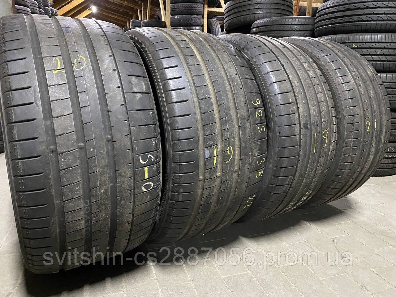 Різнош. комплект 285/40R22-325/35R22 Yokohama Advan Sport 6.5-7мм