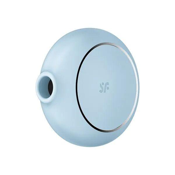 Вакуумний кліторальний стимулятор із вібрацією Satisfyer Pro To Go 3 Blue, 8,7 х3, 5 см., фото 1