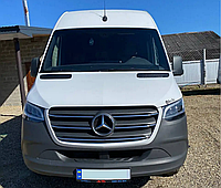 Накладки на решетку (5 шт, нерж) - Mercedes Sprinter 2018+ гг.