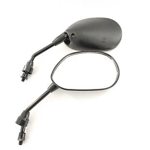 Дзеркала квадроциклу мотоцикла скутера кріплення різі 8 чорні з фіксацією