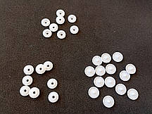 Кнопки пластикові 10,7мм T3 (50компл.) білі